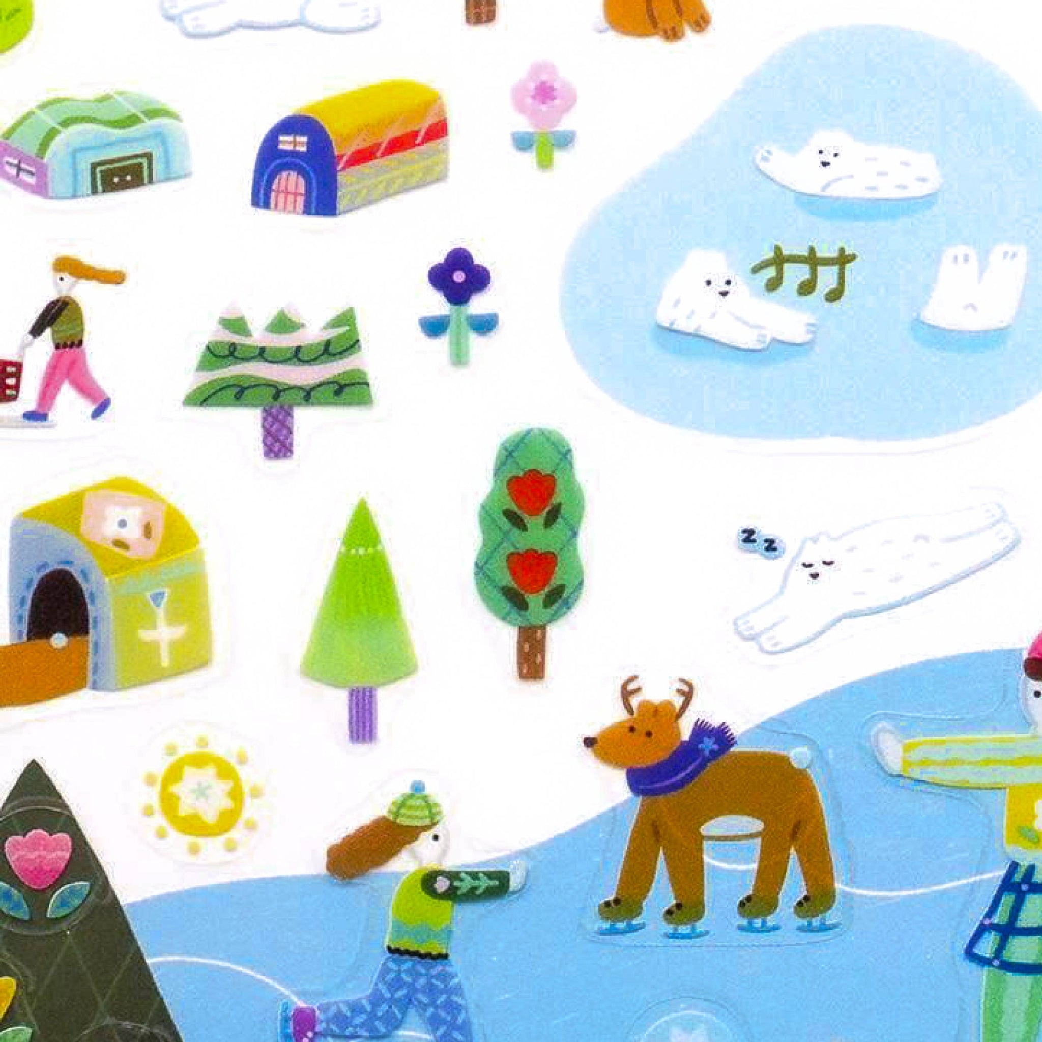 A Faraway Cold Place Clear Sticker Sheet