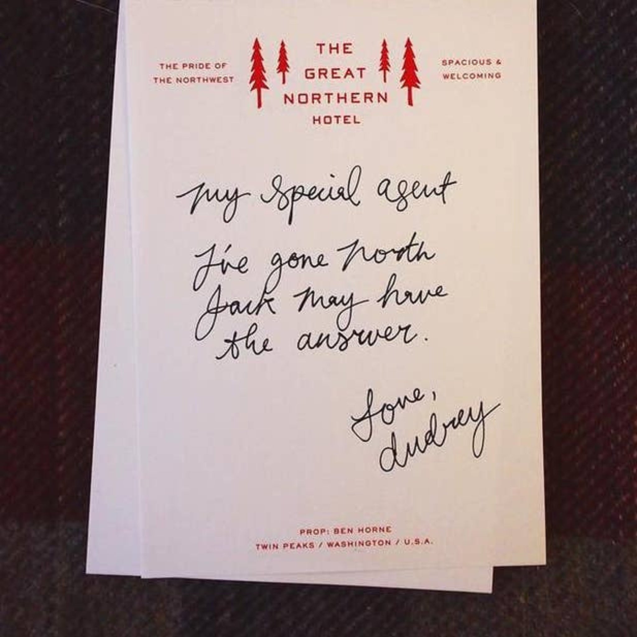 The Great Northern Hotel Notepad