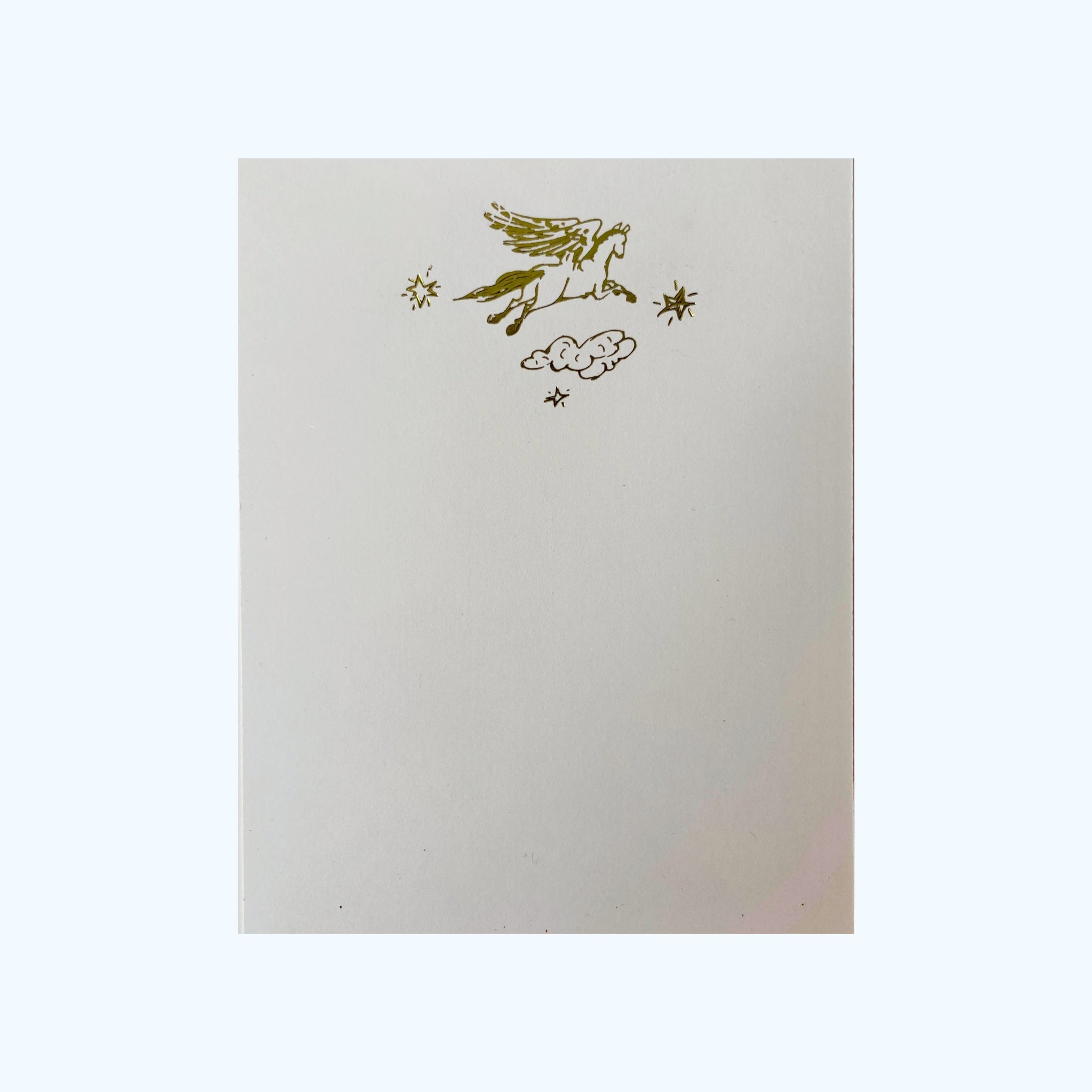 Pegasus Foil Pressed Notecard Set