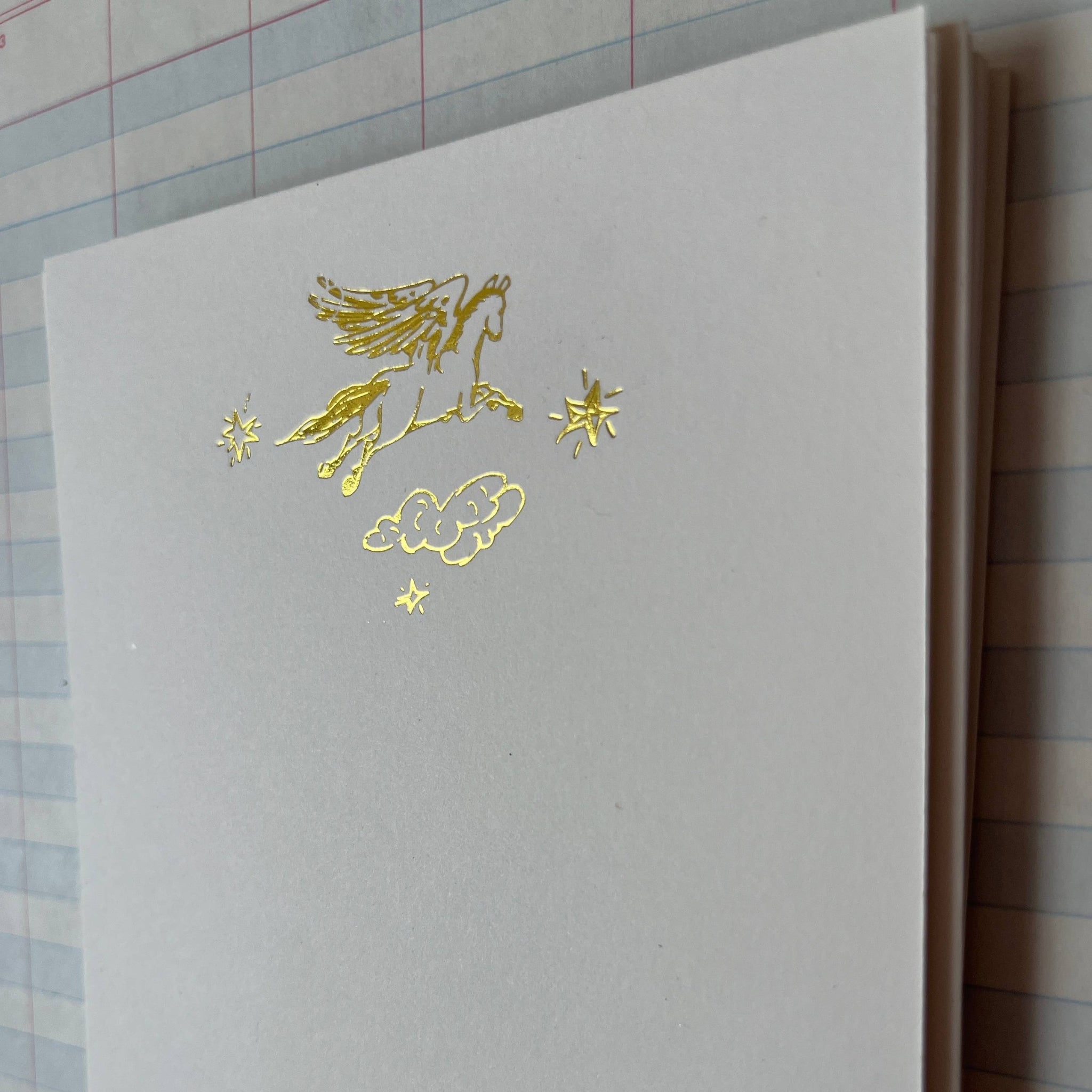 Pegasus Foil Pressed Notecard Set