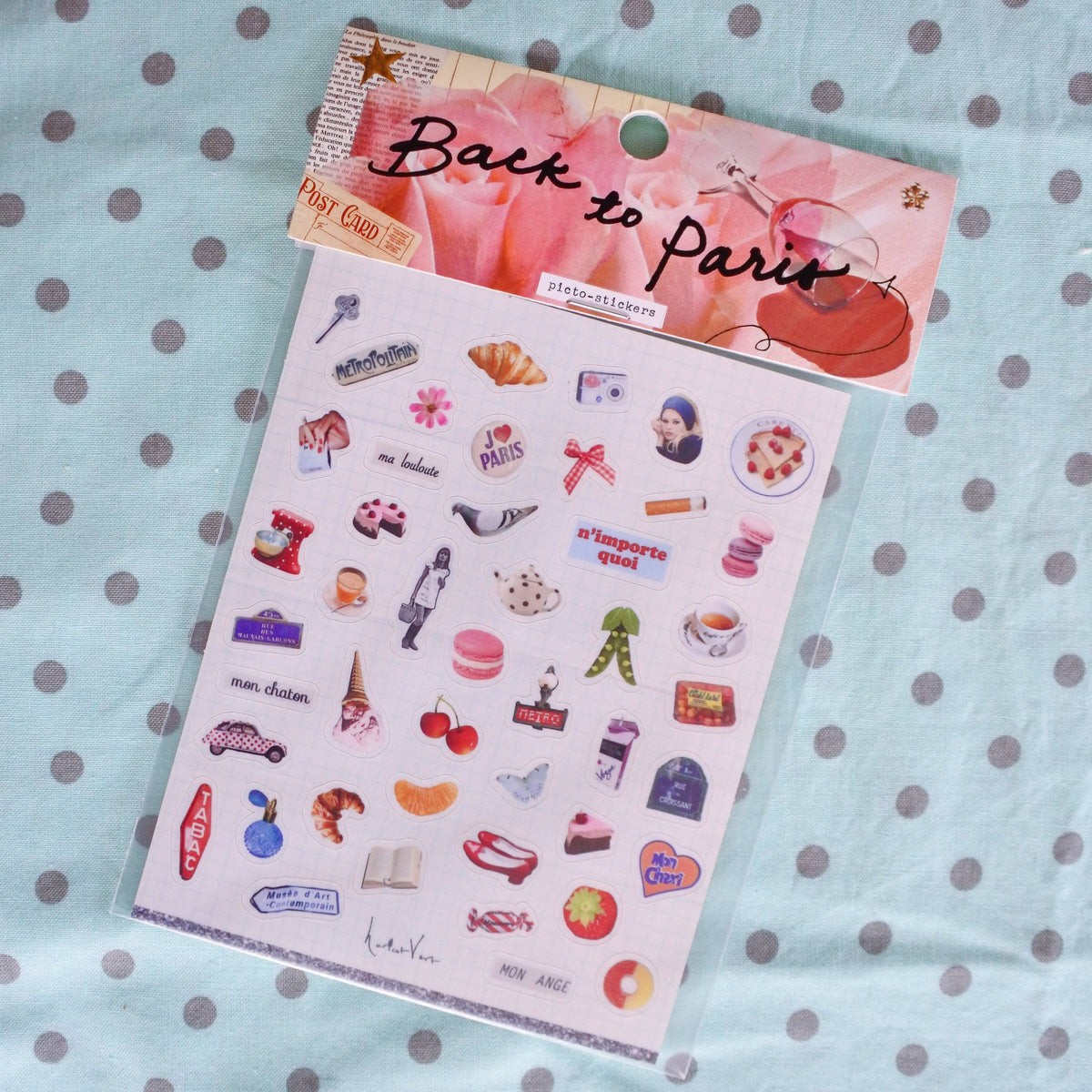 Back to Paris Picto-Stickers