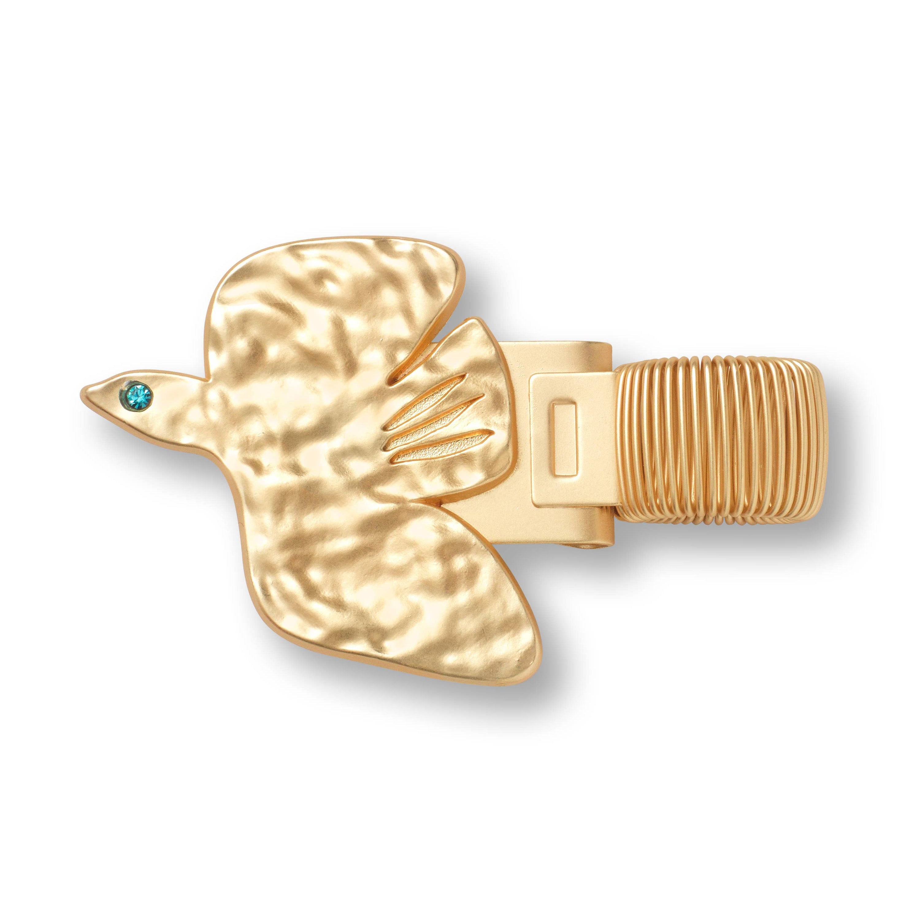 Brass Bird Pen Clip