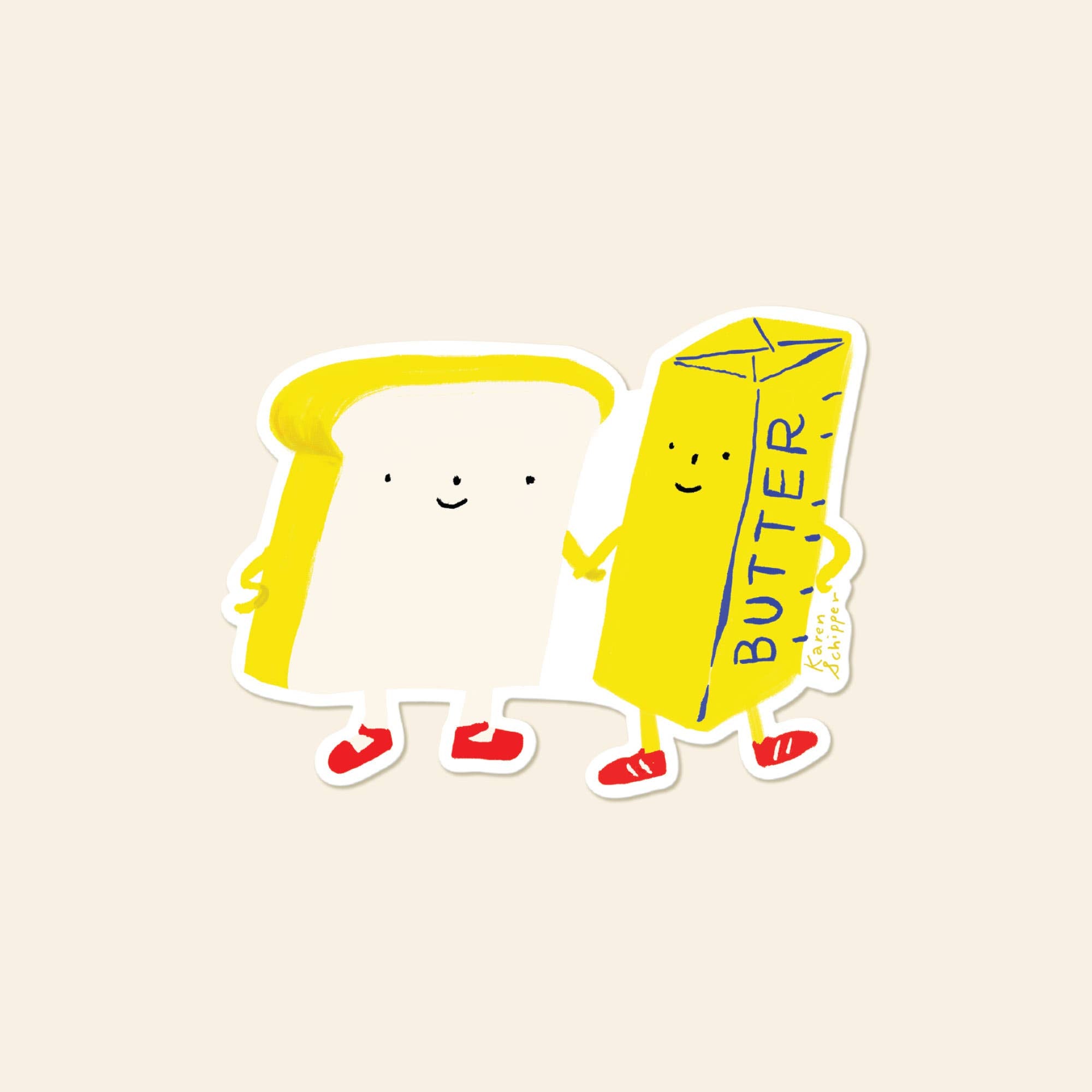 Bread and Butter Sticker