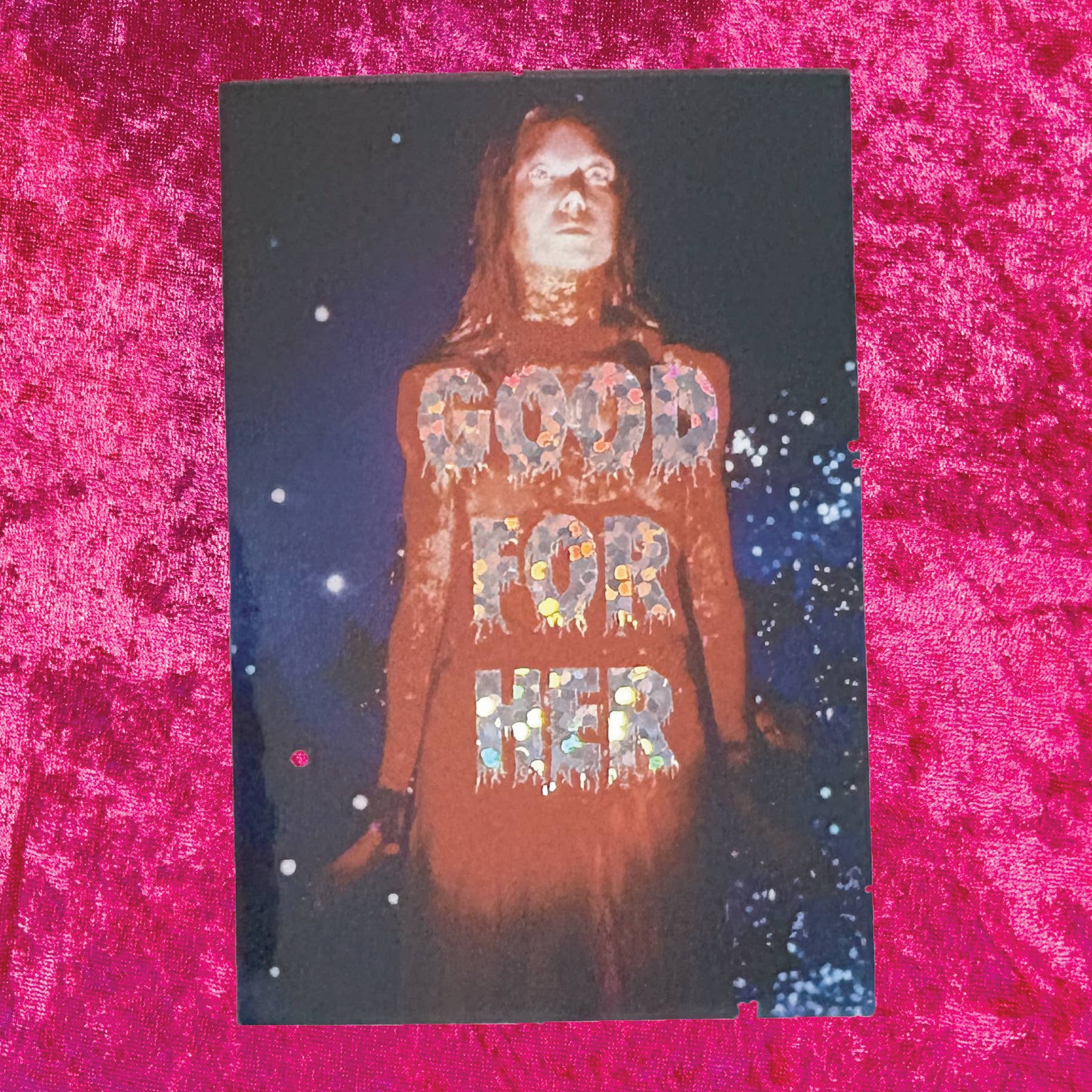 Carrie Good For Her Glitter Sticker