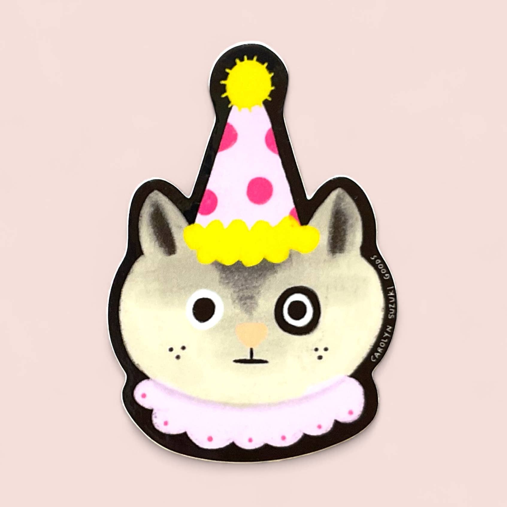 Clown Cat Sticker