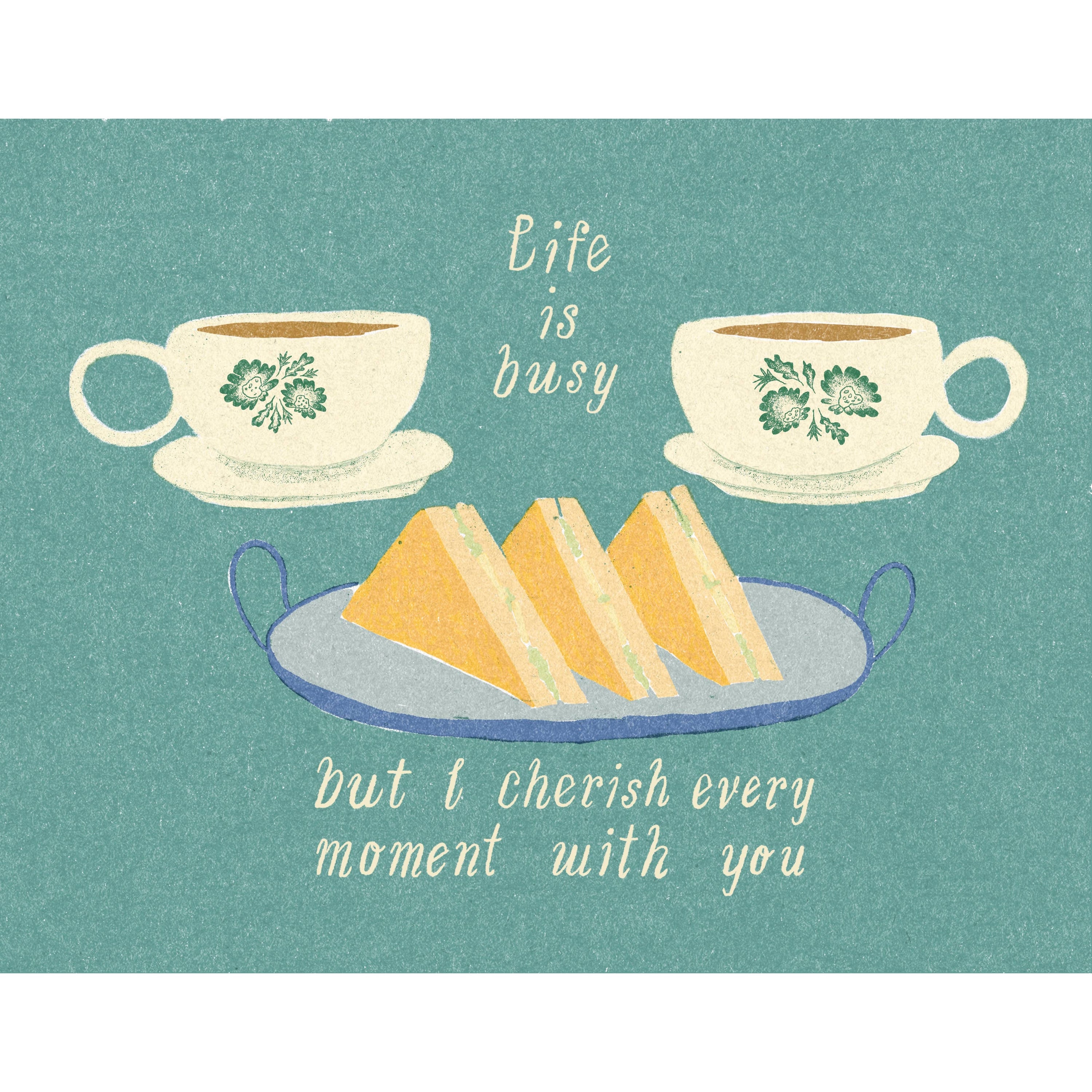 Coffee and Kaya Toast Moment Card