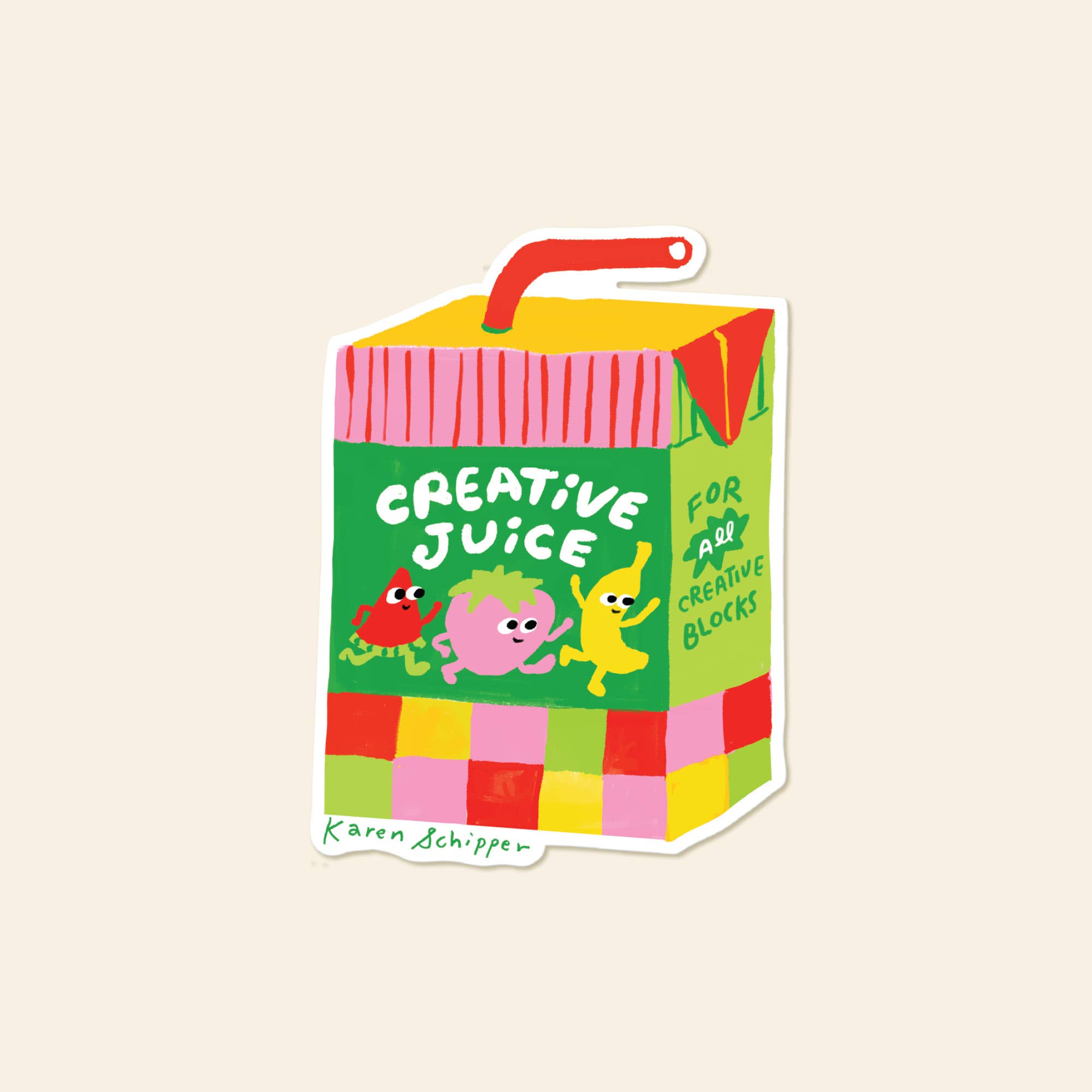Creative Juice Vinyl Sticker