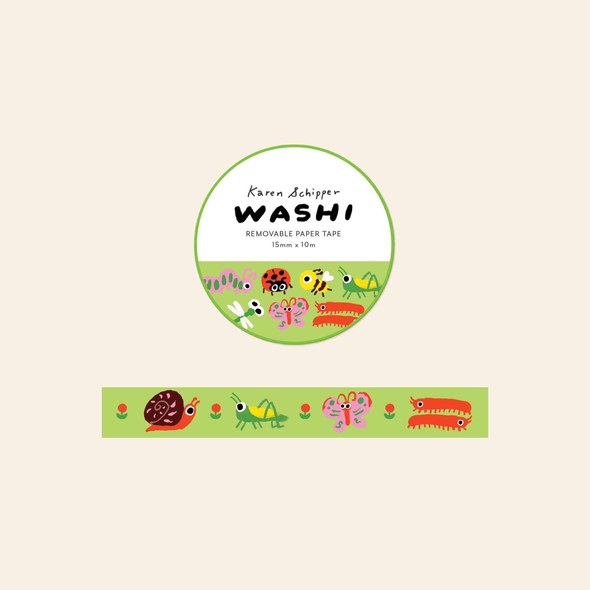 Cute Bugs Washi Tape