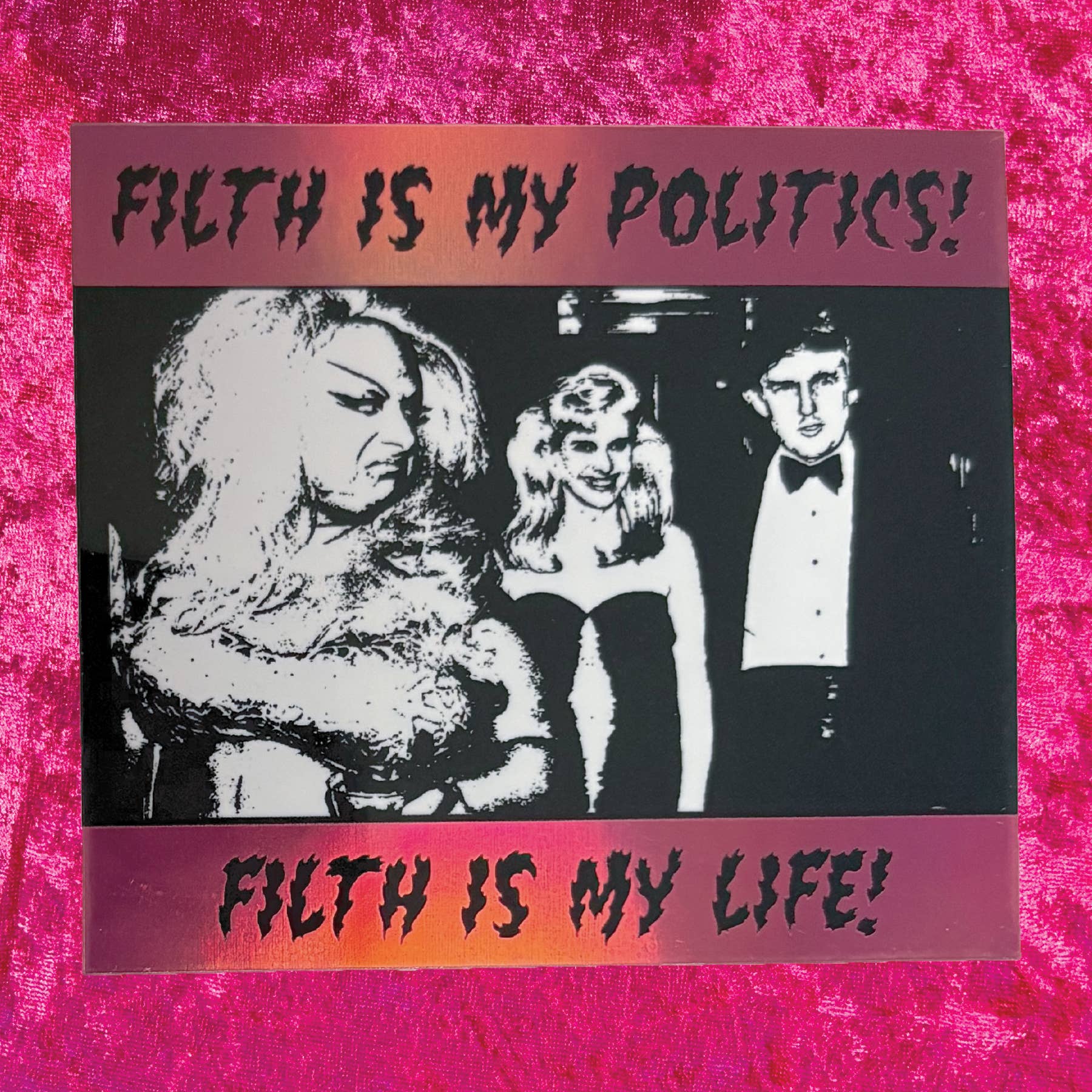 Divine Filth Holographic Sticker