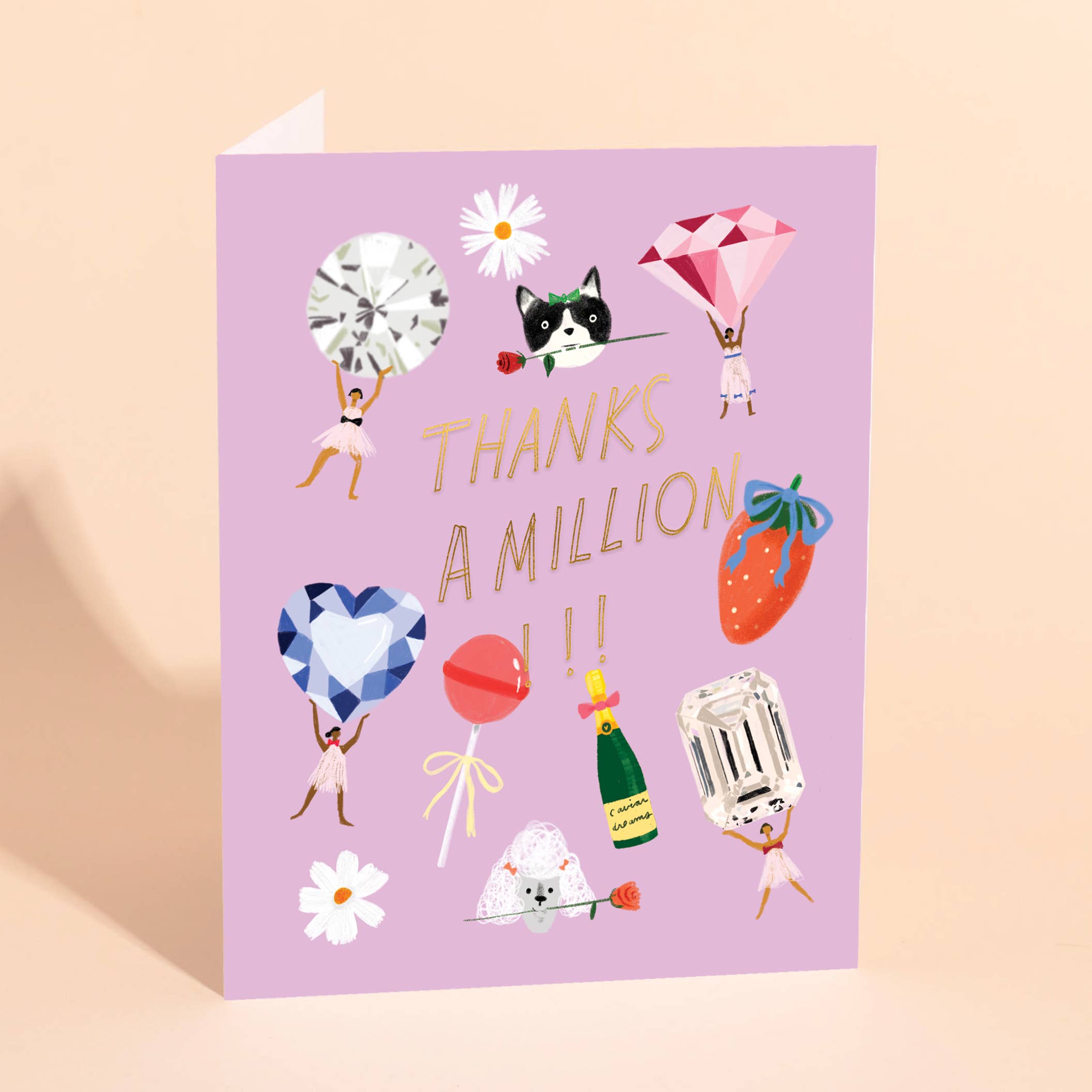 Fancy Schmancy Thank You Card