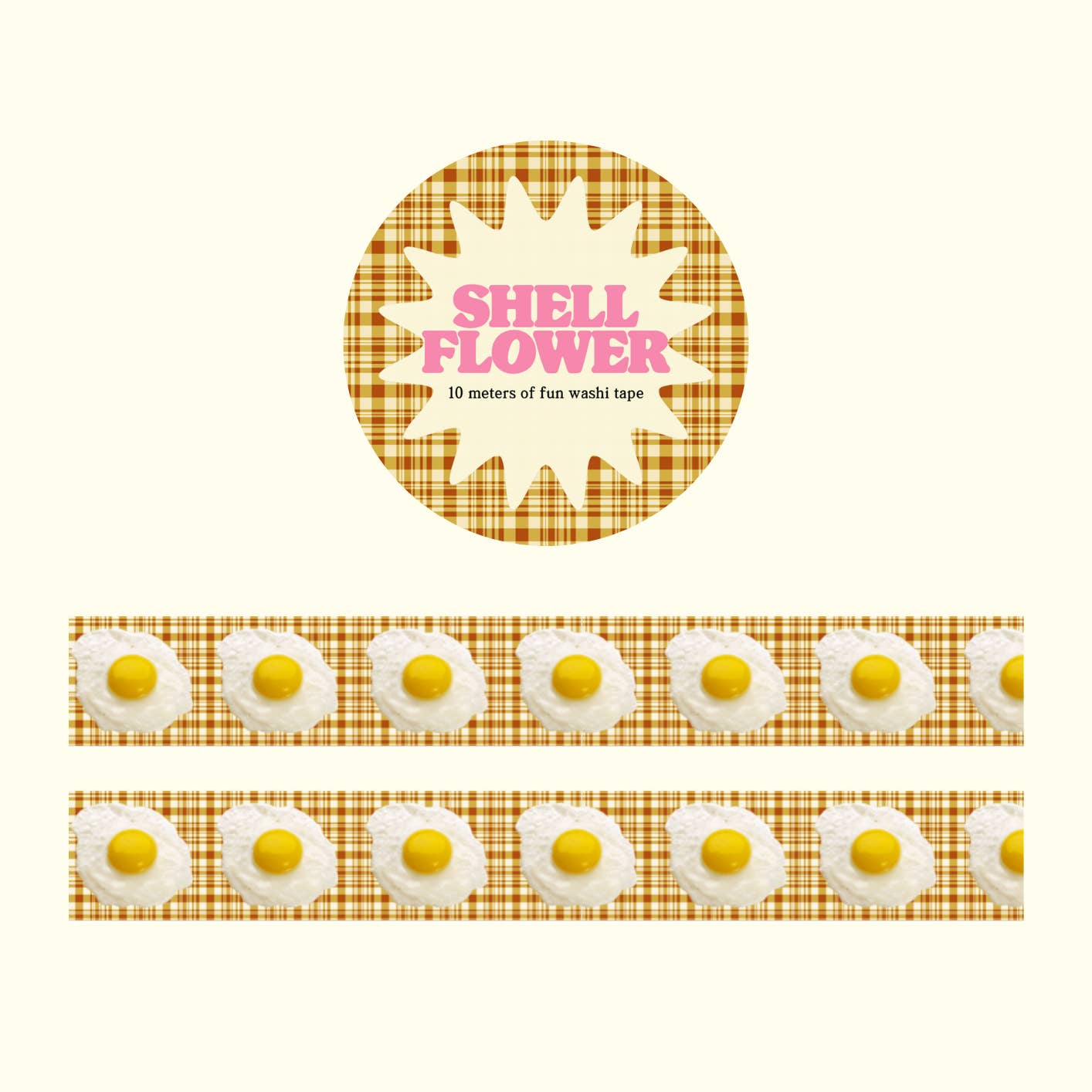 Fried Egg Washi Tape 