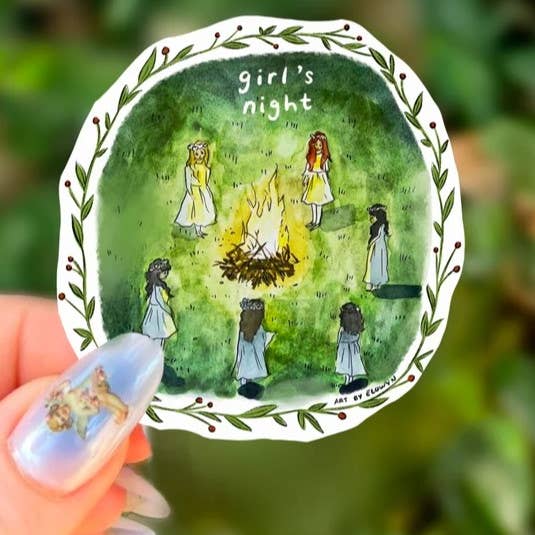 Girls Night Sticker