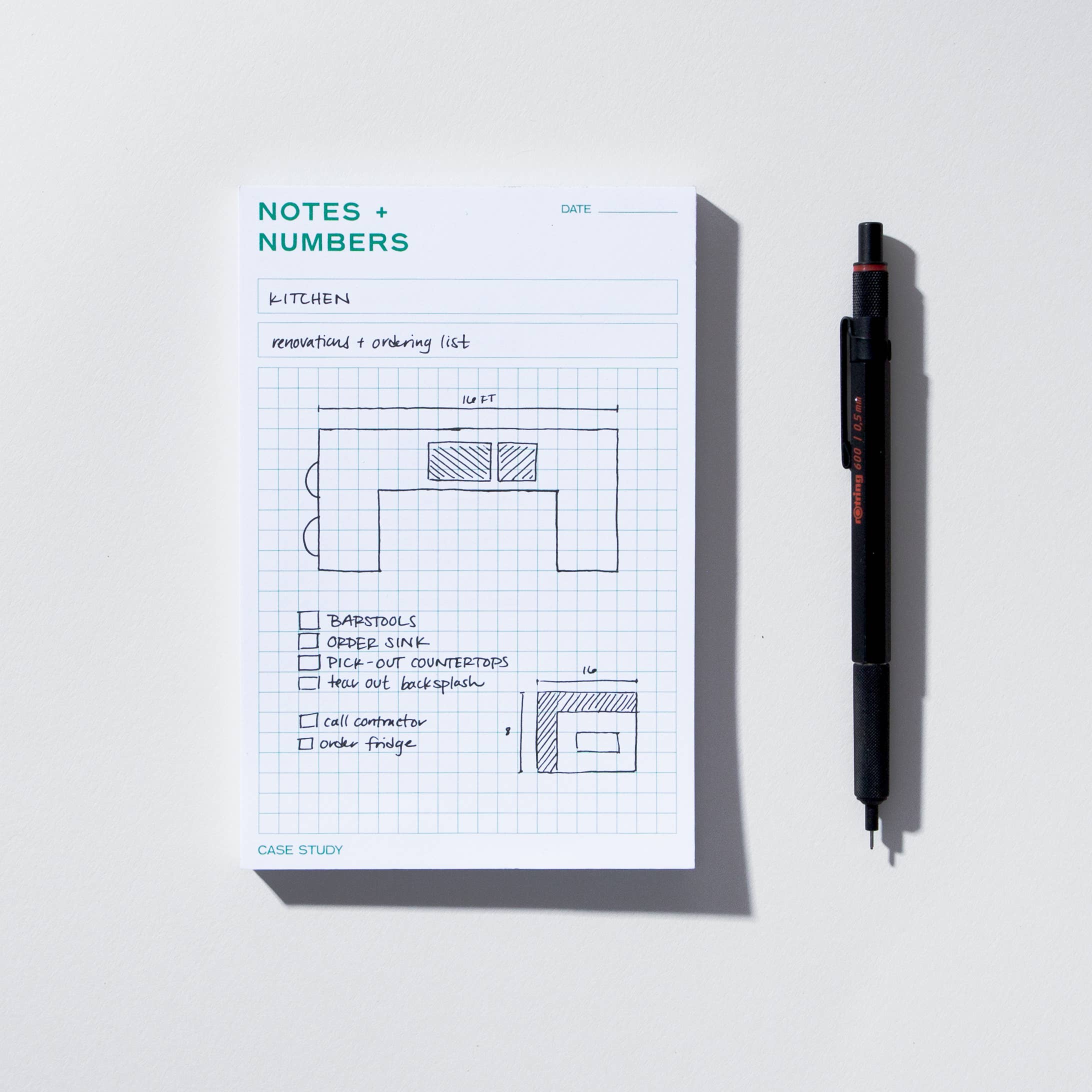 Gridded Notepad
