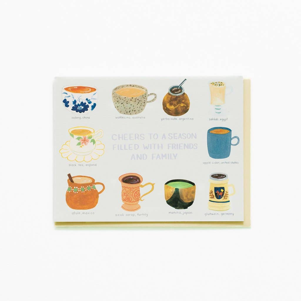 Hot Drinks Of The World Card