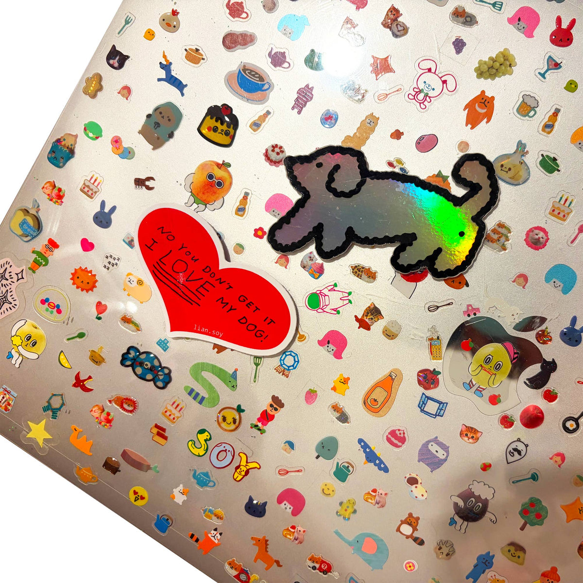 I LOVE My Dog Sticker