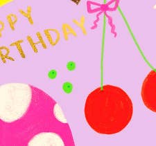 Juicy Fruit Birthday Card