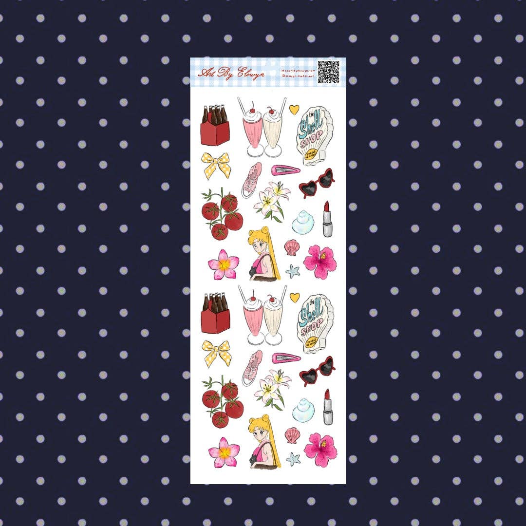 June Themed Mini Sticker Sheet