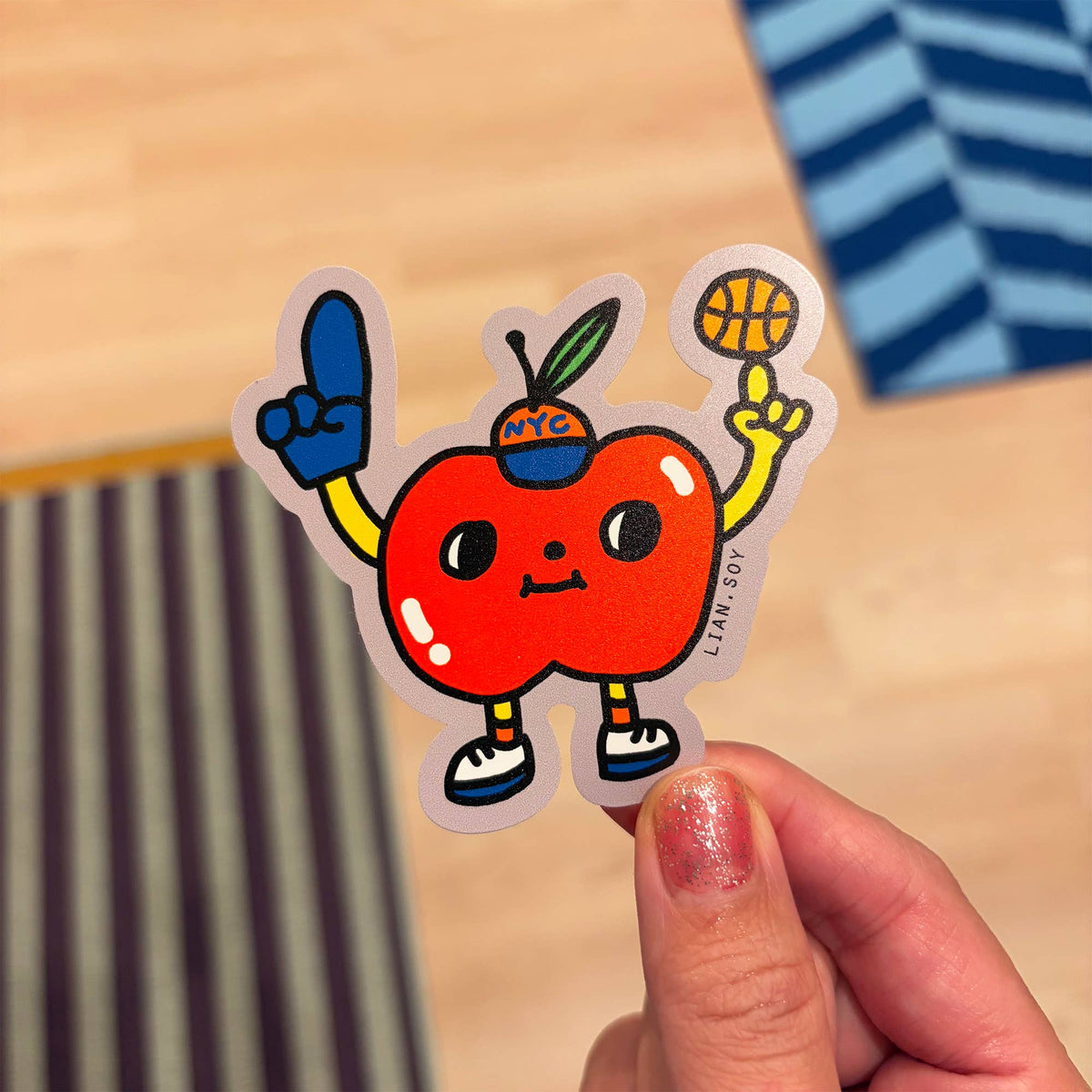 NYC Big Apple Vinyl Sticker