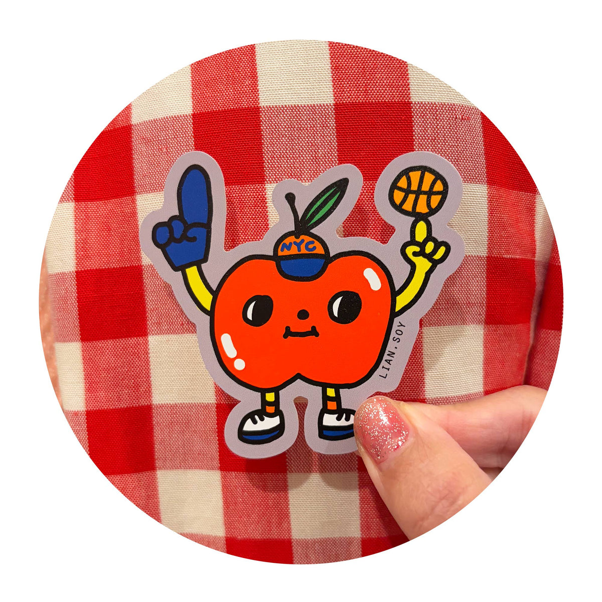 NYC Big Apple Vinyl Sticker