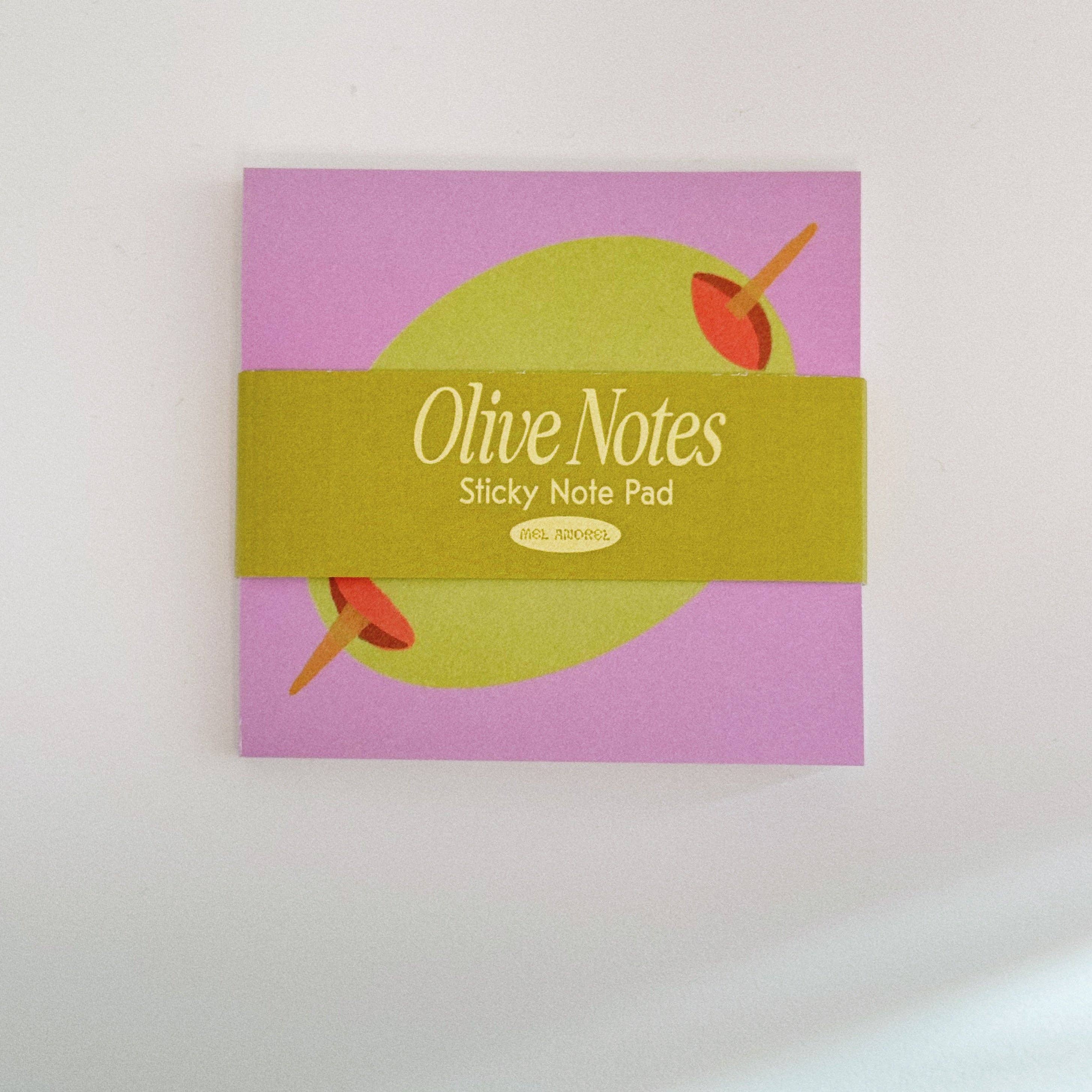 Olive Sticky Notes