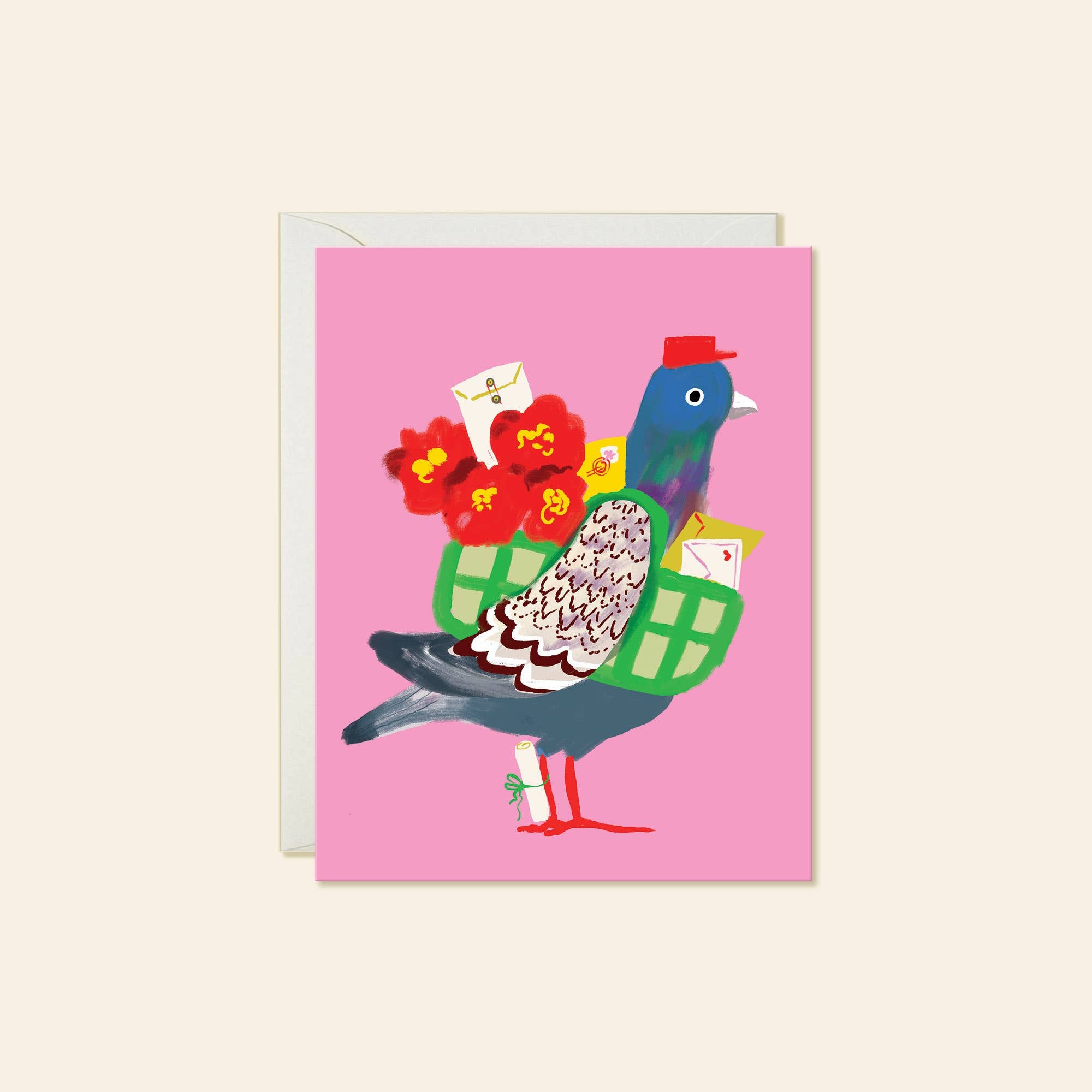 Pigeon Post Greeting Card