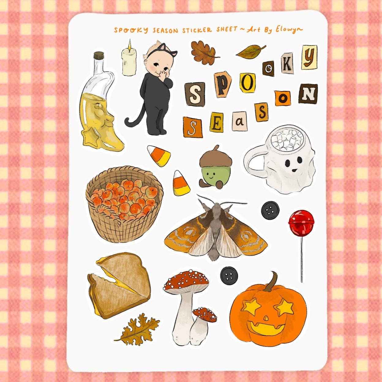Spooky Season Sticker Sheet