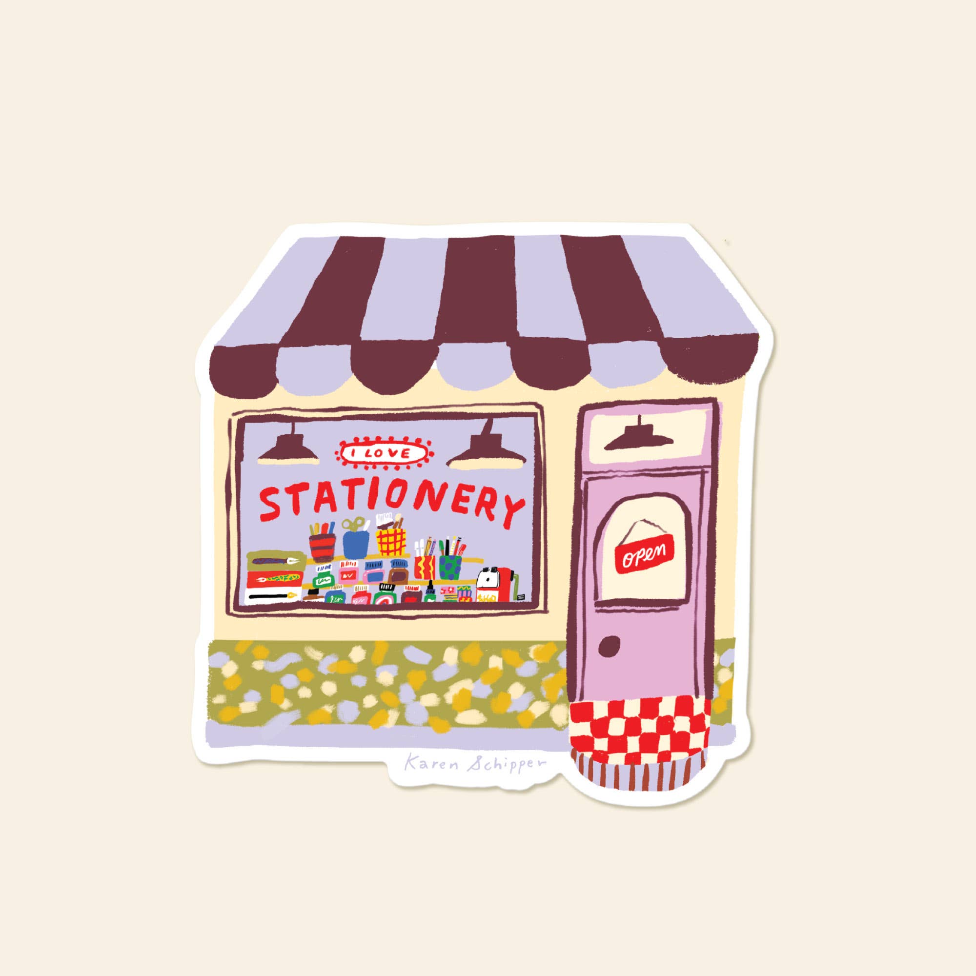 Stationery Store Sticker