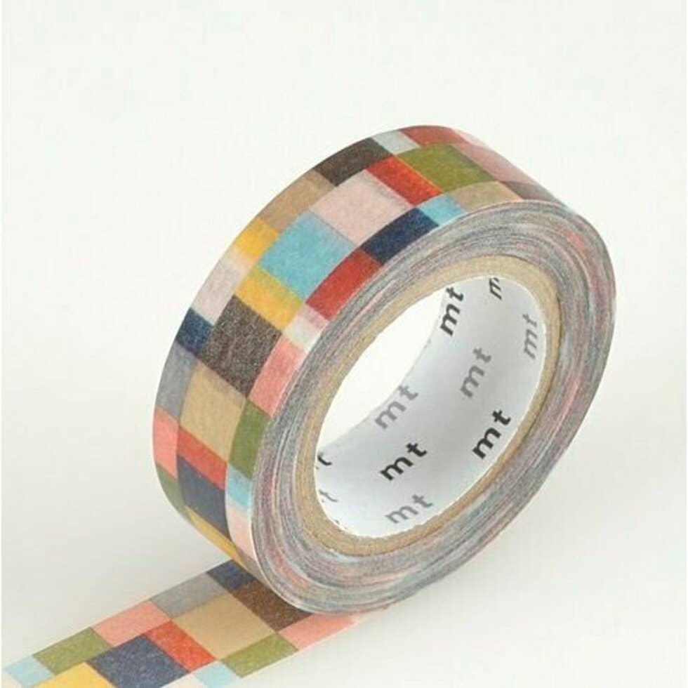 Mosaic Greyish Washi Tape