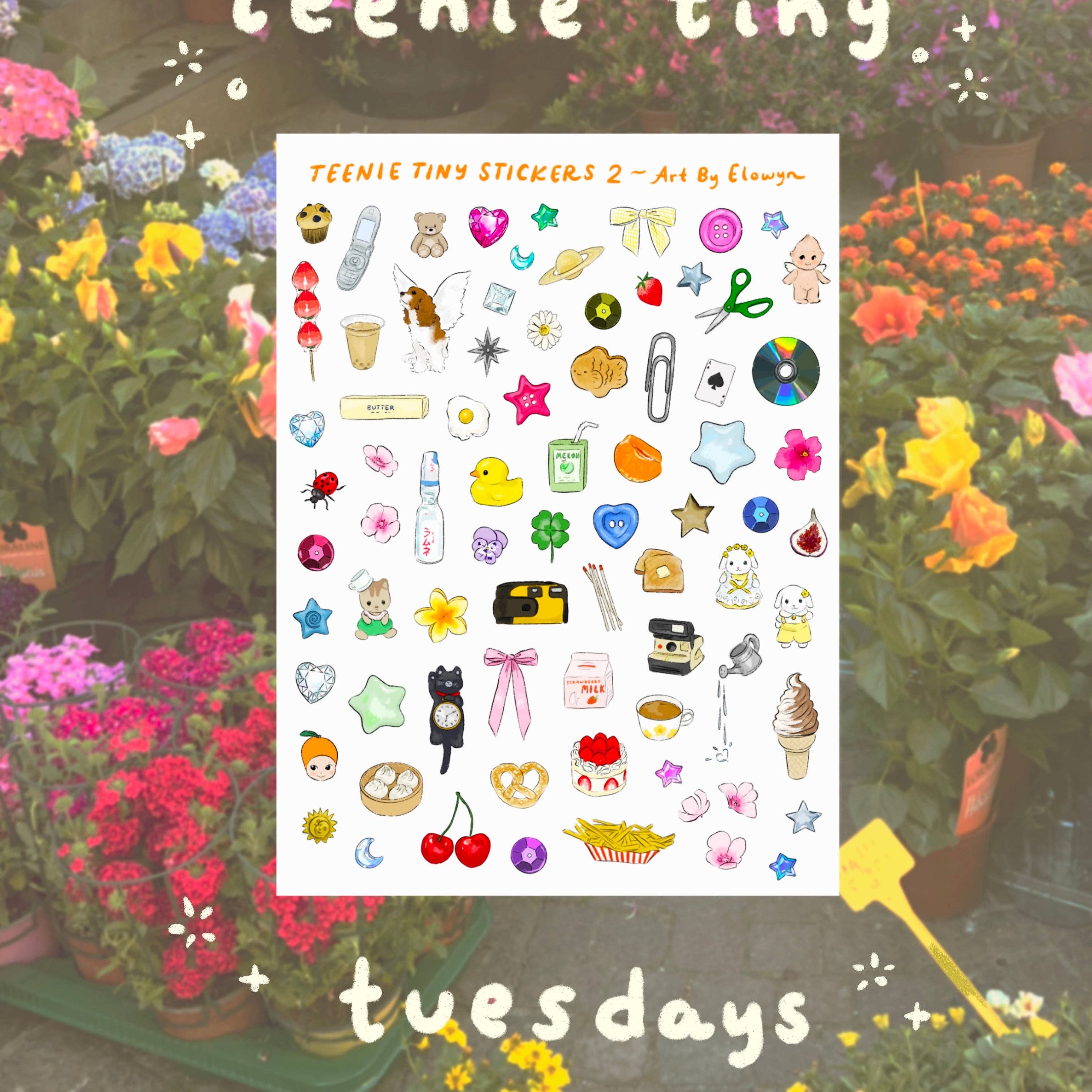 Teenie Tiny Stickers Sheet 2