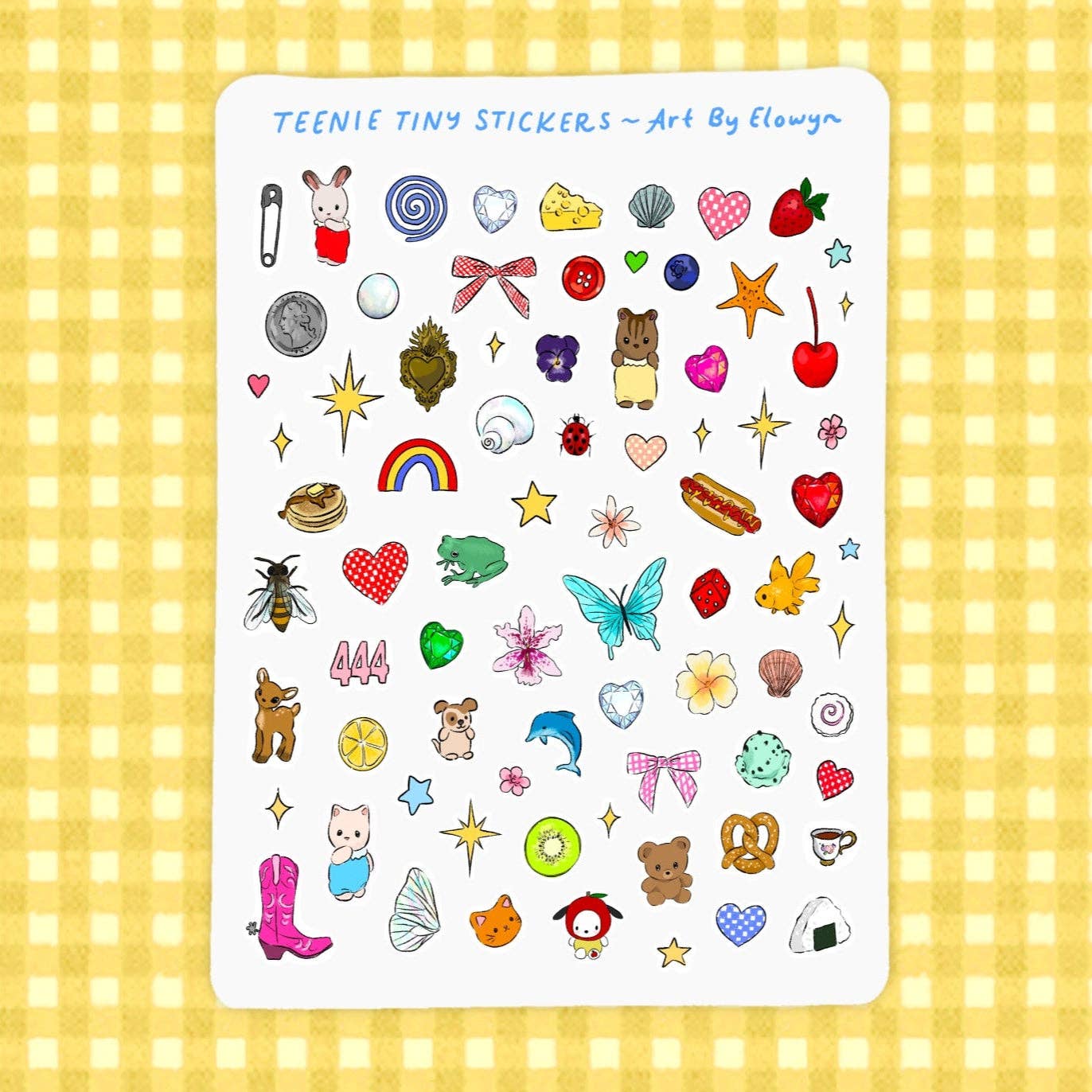Teenie Tiny Stickers Sheet