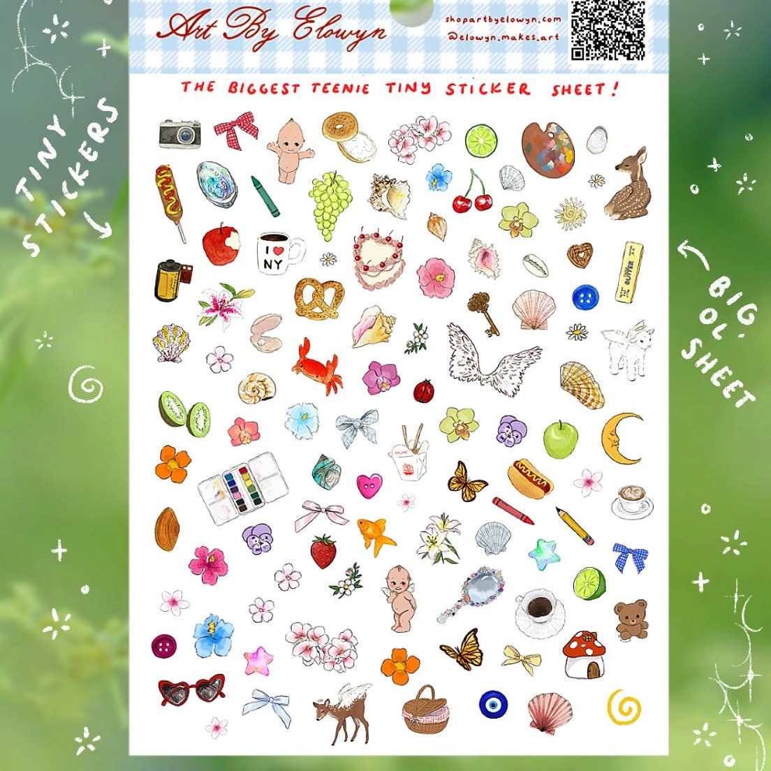 The BIGGEST Teenie Tiny Sticker Sheet