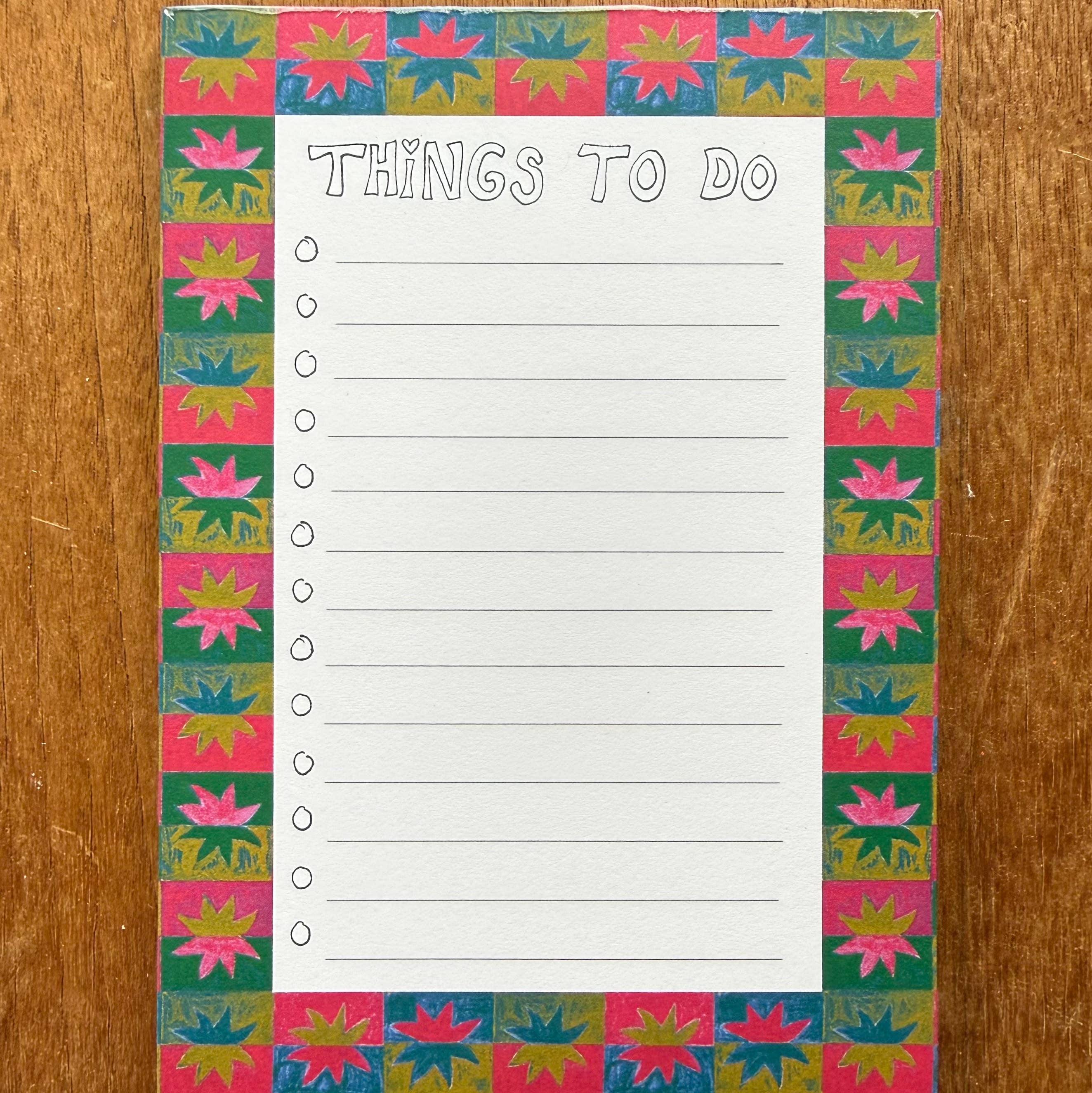 Things To Do Notepad