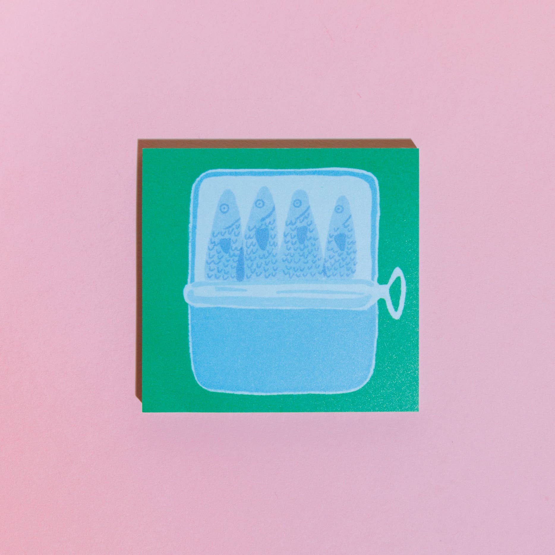 Tinned Fish Lists Sticky Notes