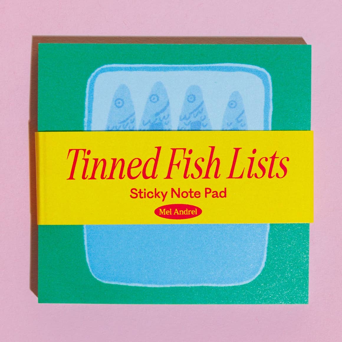 Tinned Fish Lists Sticky Notes