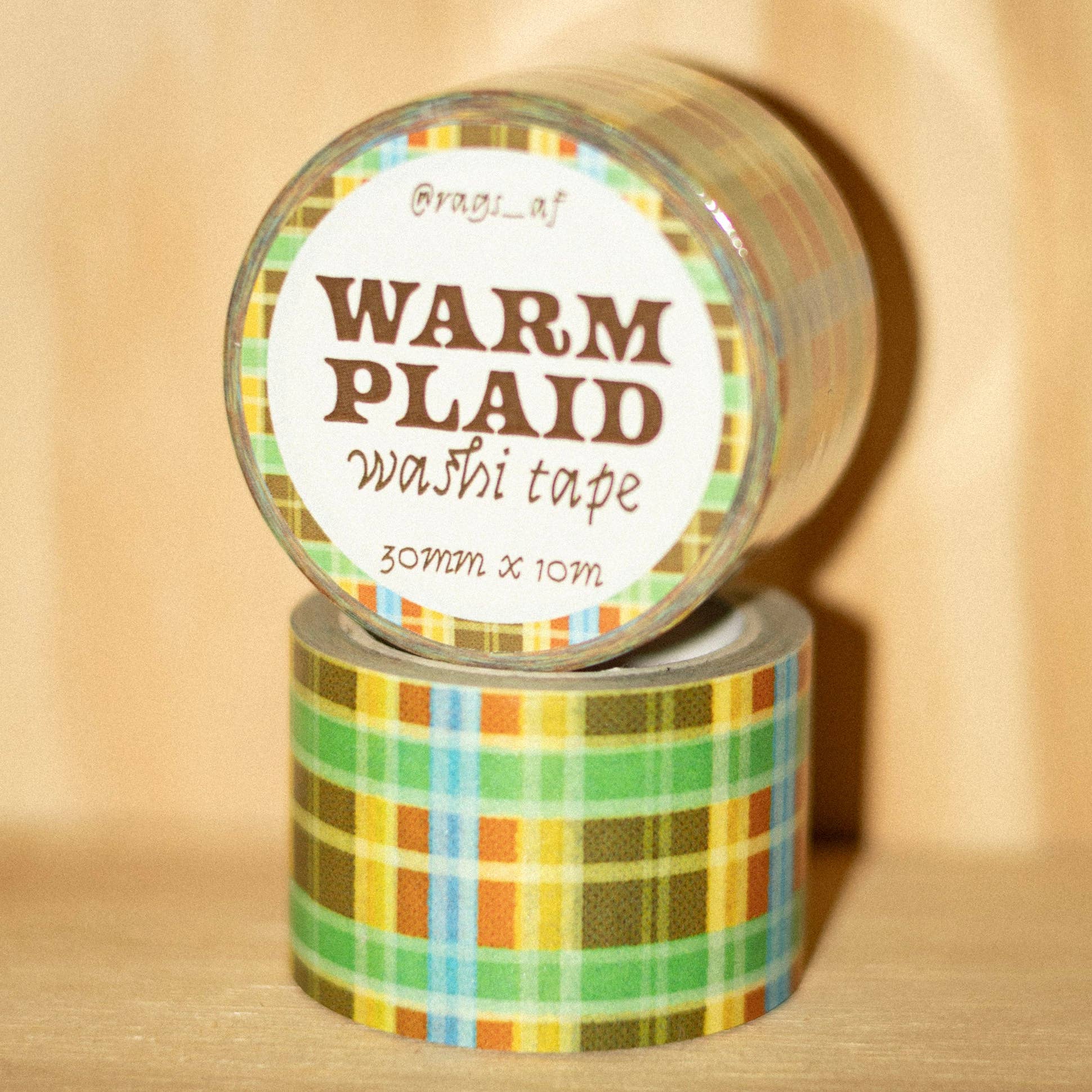 WARM PLAID! Washi Tape
