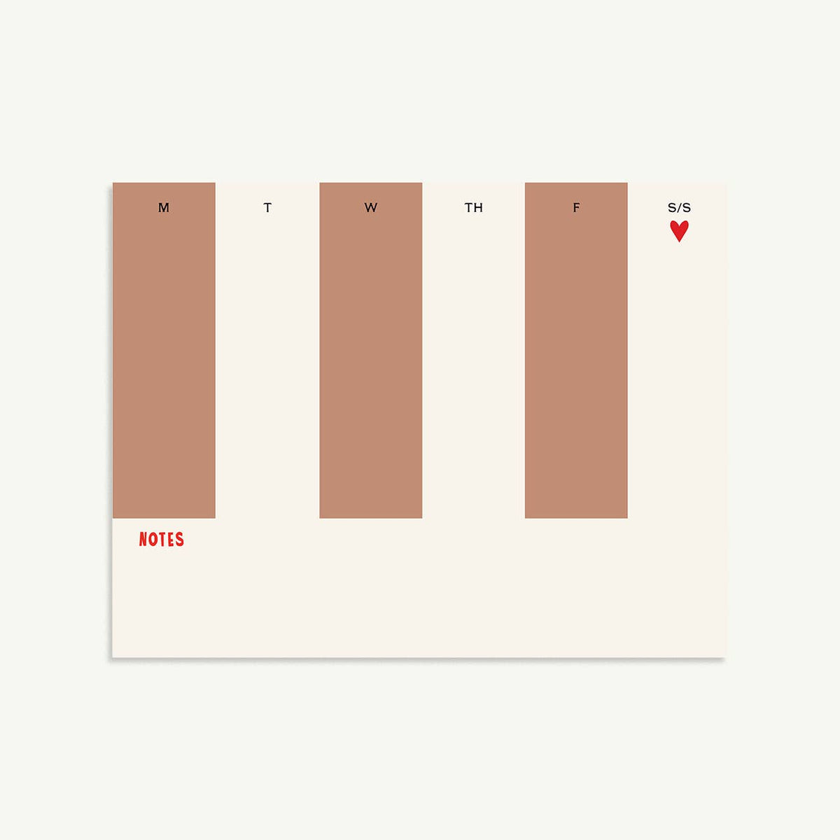 Weekly Notepad