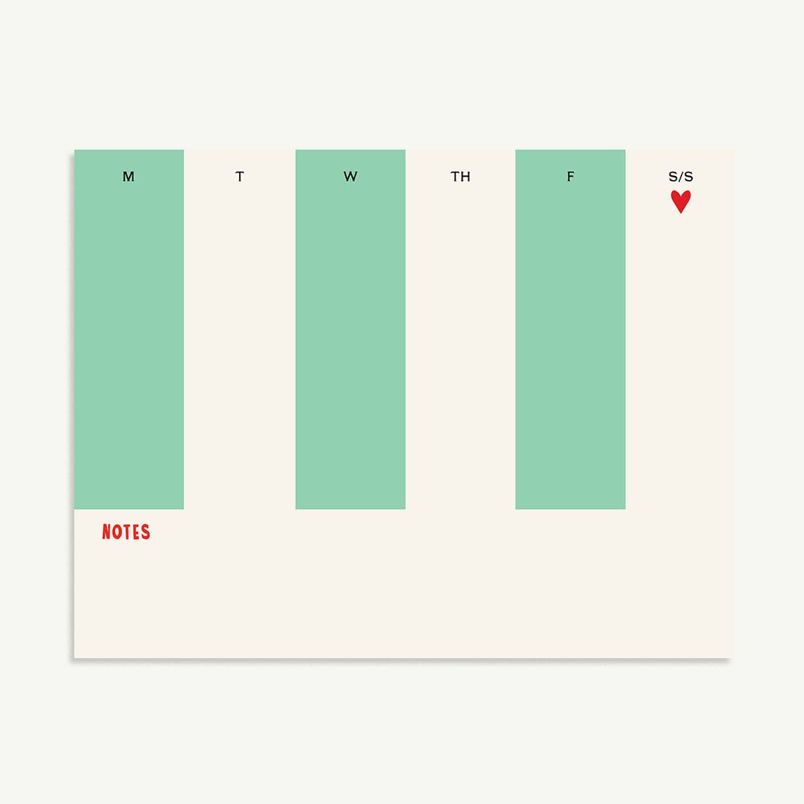 Weekly Notepad