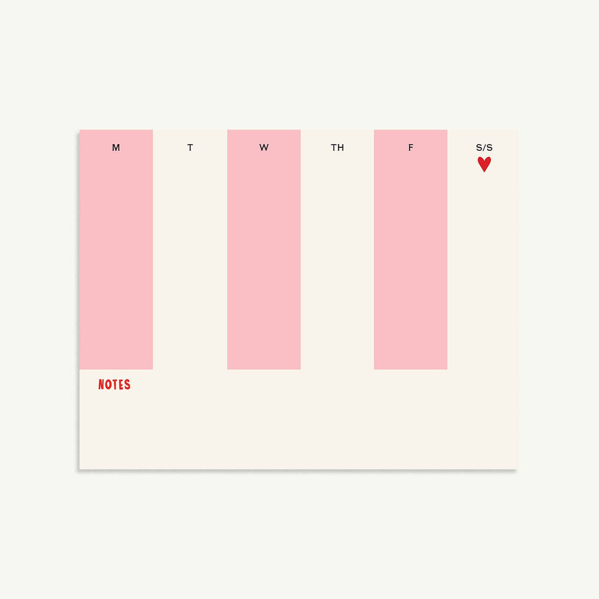 Weekly Notepad