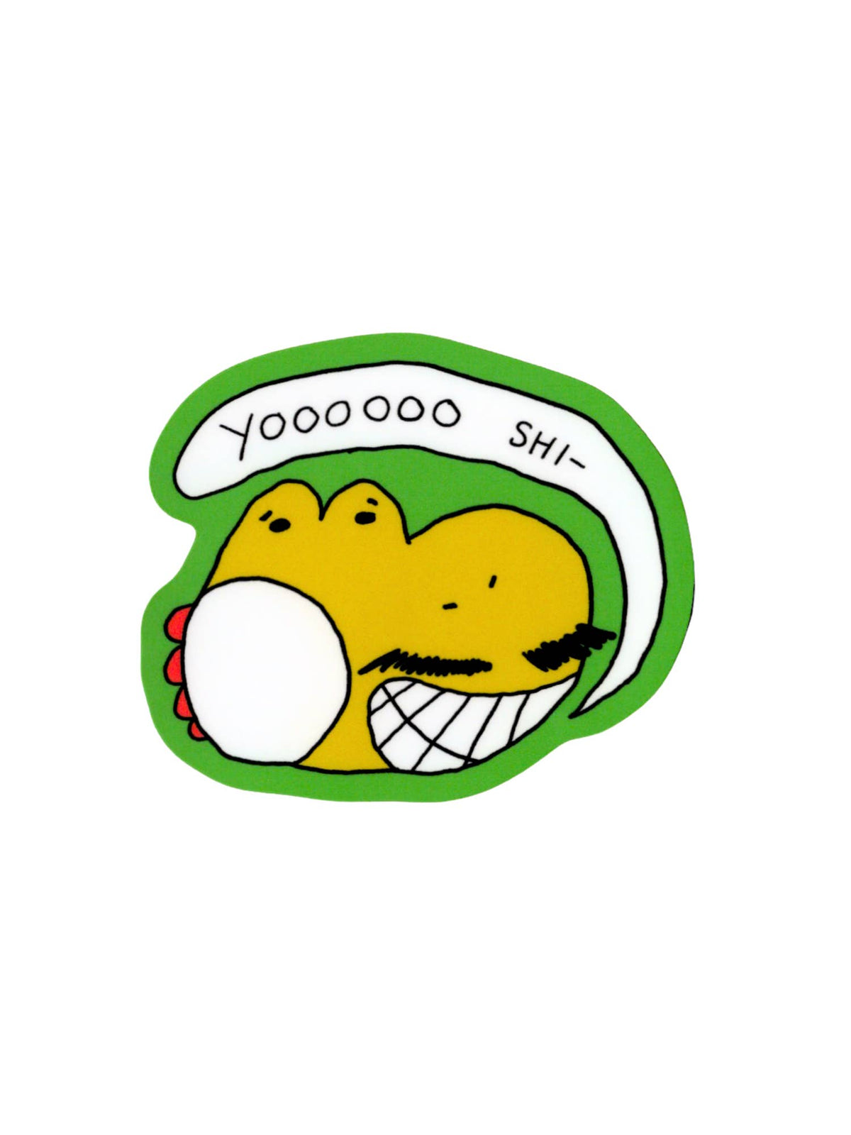 "Yoooo Shi-" Yoshi Sticker